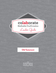 Colaborate: Methodist Confirmation / Leader Guide / Old Testament