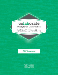 Colaborate: Presbyterian Confirmation / Student Handbook / Old Testament