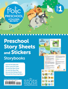 Frolic Preschool / Storybooks / Year 1 / Ages 3-5 / Story Sheets and Stickers