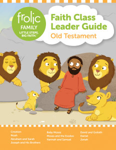 Frolic Family / Old Testament / Birth - Preschool / Leader Guide