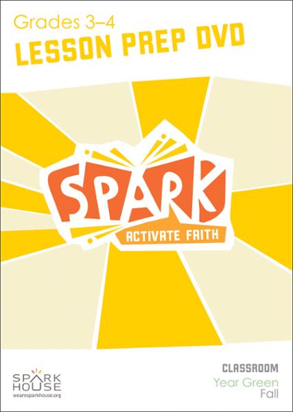 Spark Classroom / Year Green / Fall / Grades 3-4 / Lesson Prep Video DVD