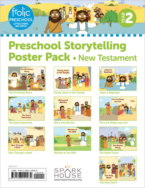 Frolic Preschool / New Testament / Year 2 / Ages 3-5 / Storytelling Posters