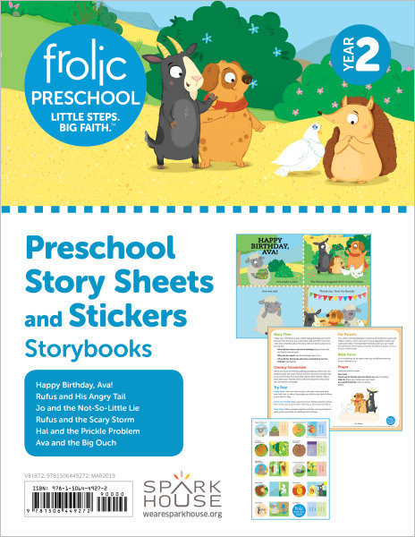 Frolic Preschool / Storybooks / Year 2 / Ages 3-5 / Story Sheets and Stickers